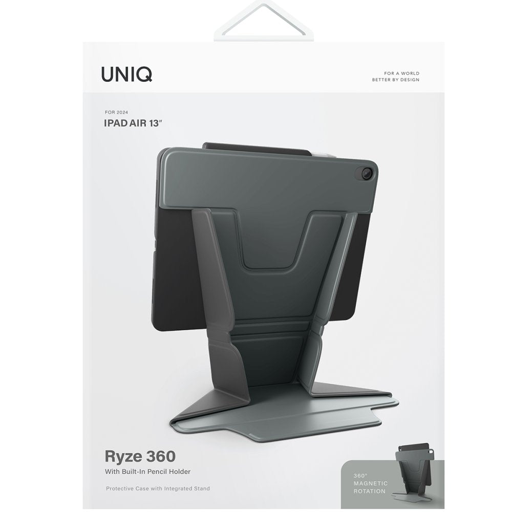 Uniq iPad Air 13 (2024) Ryze Standlı Katlanabilir Tablet Kılıfı - 11