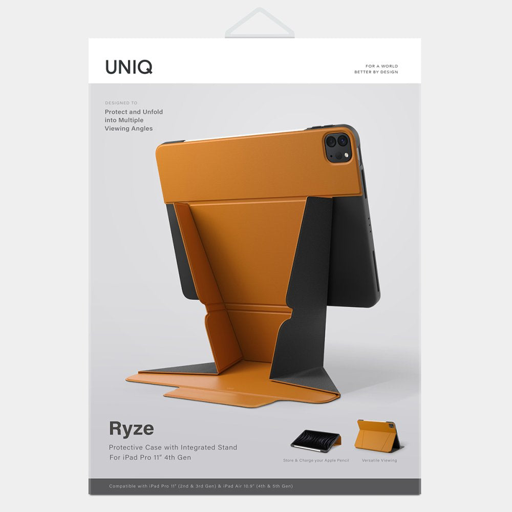 Uniq iPad Pro 11 (2022) Ryze Standlı Katlanabilir Tablet Kılıfı - 6