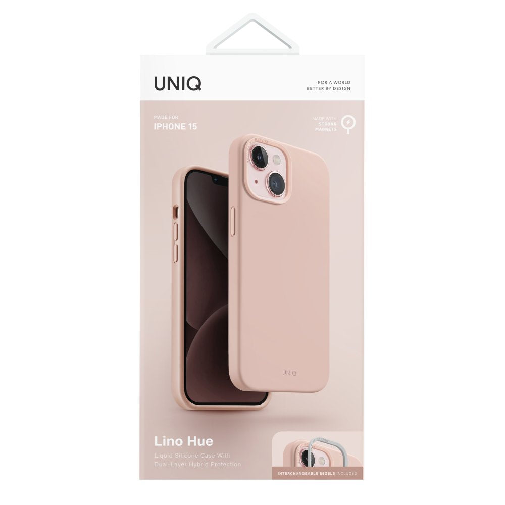 Uniq iPhone 15 Lino Hue Magsafe Telefon Kılıfı - 10