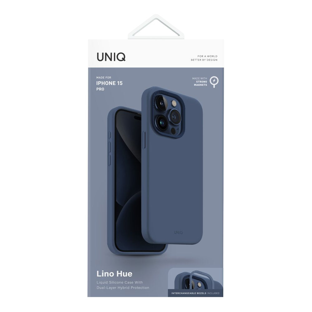 Uniq iPhone 15 Pro Lino Hue Magsafe Telefon Kılıfı - 10
