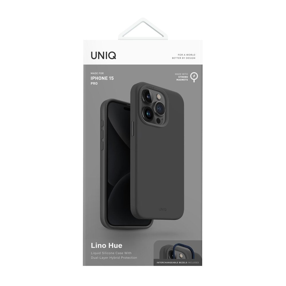 Uniq iPhone 15 Pro Lino Hue Magsafe Telefon Kılıfı - 5