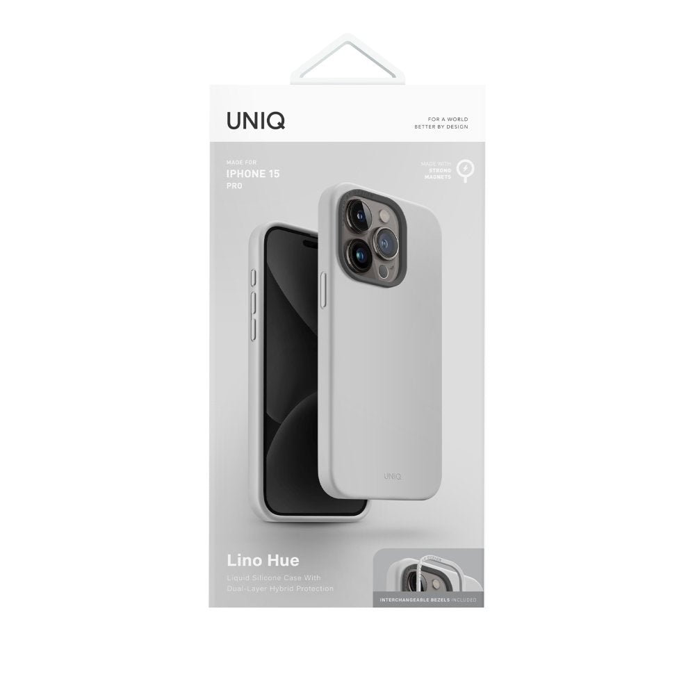 Uniq iPhone 15 Pro Lino Hue Magsafe Telefon Kılıfı - 20