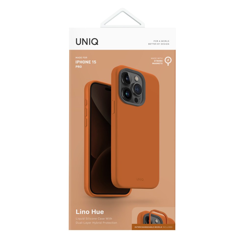Uniq iPhone 15 Pro Lino Hue Magsafe Telefon Kılıfı - 15
