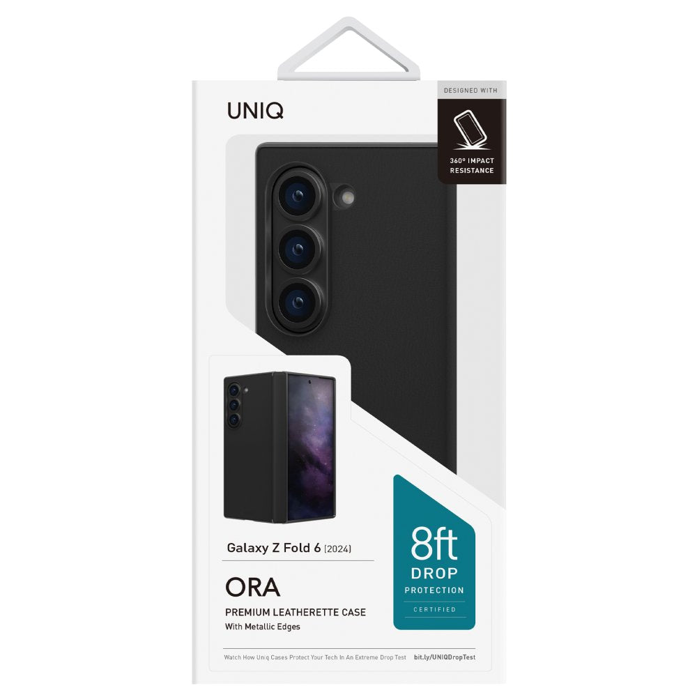 Uniq Samsung Galaxy Z Fold 6 Ora Katlanabilir Deri Telefon Kılıfı - 2