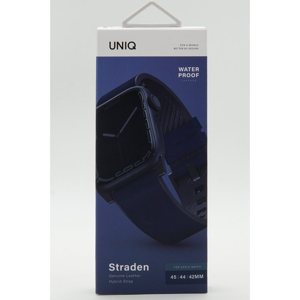 Uniq Watch 42mm Straden Su Geçirmez Deri Kordon - 13