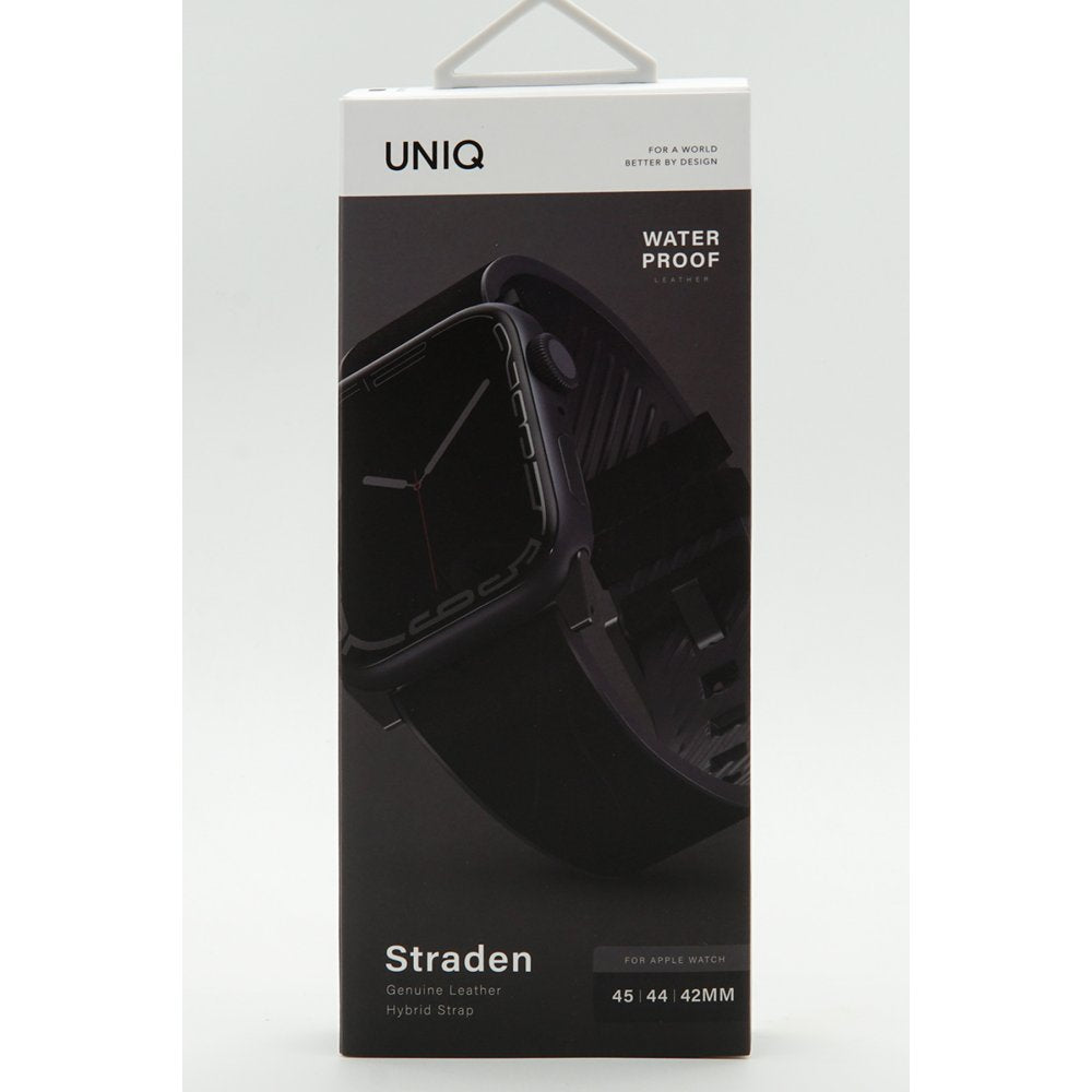 Uniq Watch 42mm Straden Su Geçirmez Deri Kordon - 3