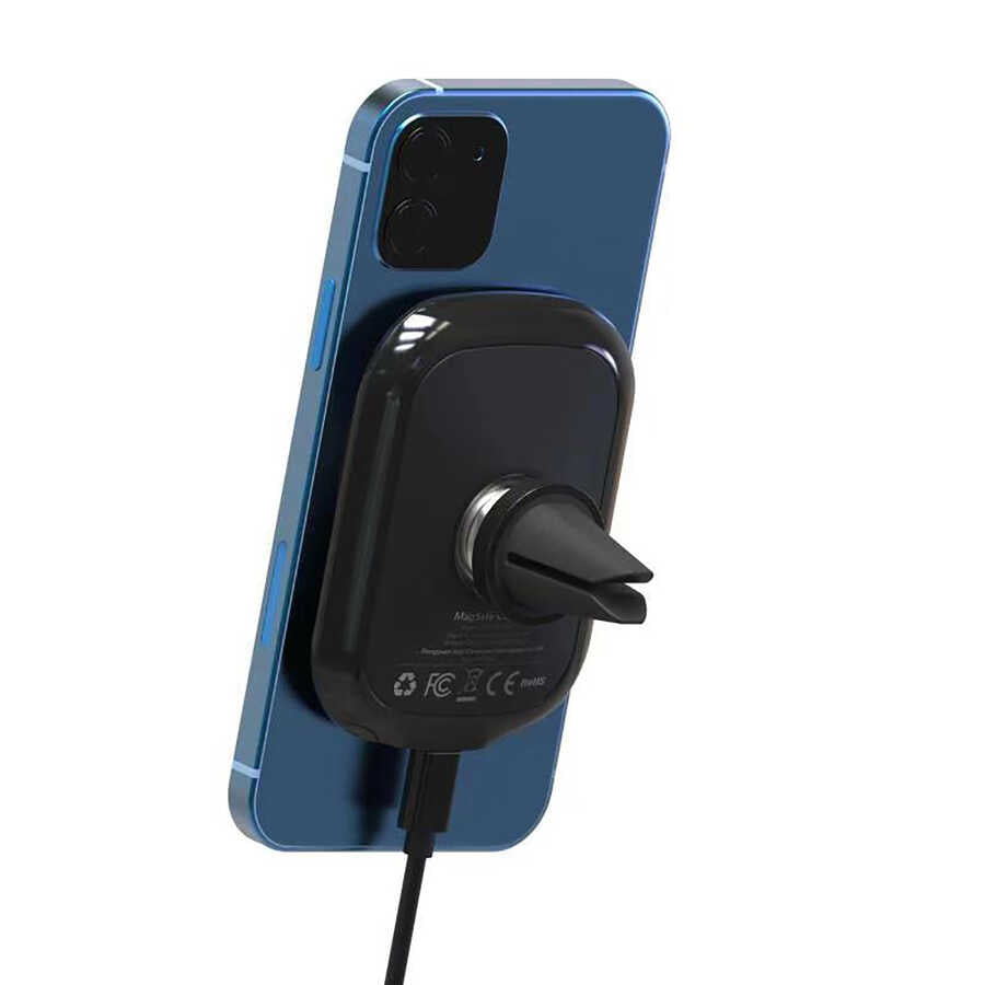 Vokamo WRL-01 Mıknatıslı Kablosuz Şarj Araç Telefon Tutucu - 3