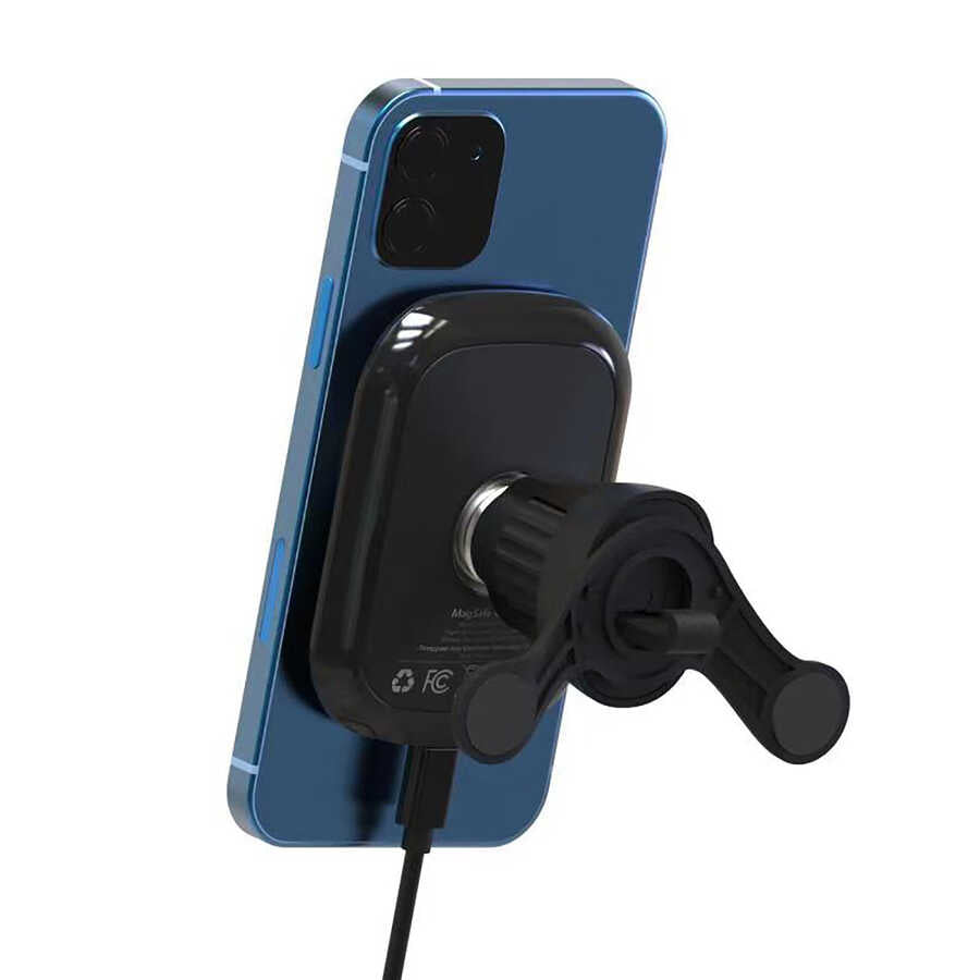 Vokamo WRL-01 Mıknatıslı Kablosuz Şarj Araç Telefon Tutucu - 4