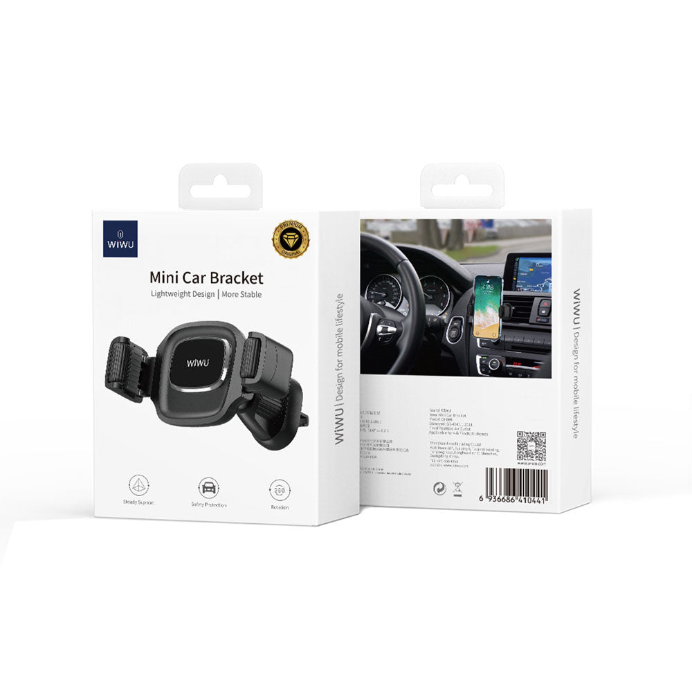 Wiwu CH009 Otomatik Mekanizmalı Havalandırma Tasarım Araç Telefon Tutucu - 8
