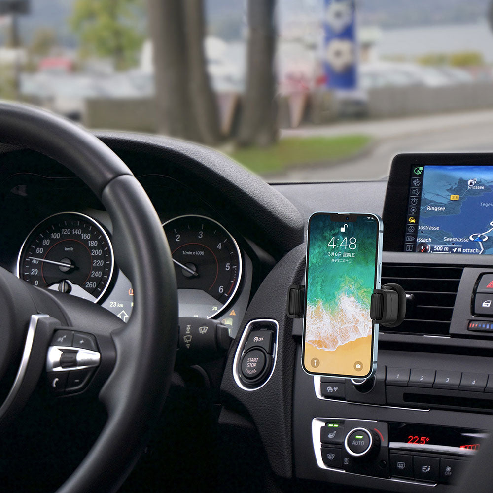Wiwu CH009 Otomatik Mekanizmalı Havalandırma Tasarım Araç Telefon Tutucu - 9