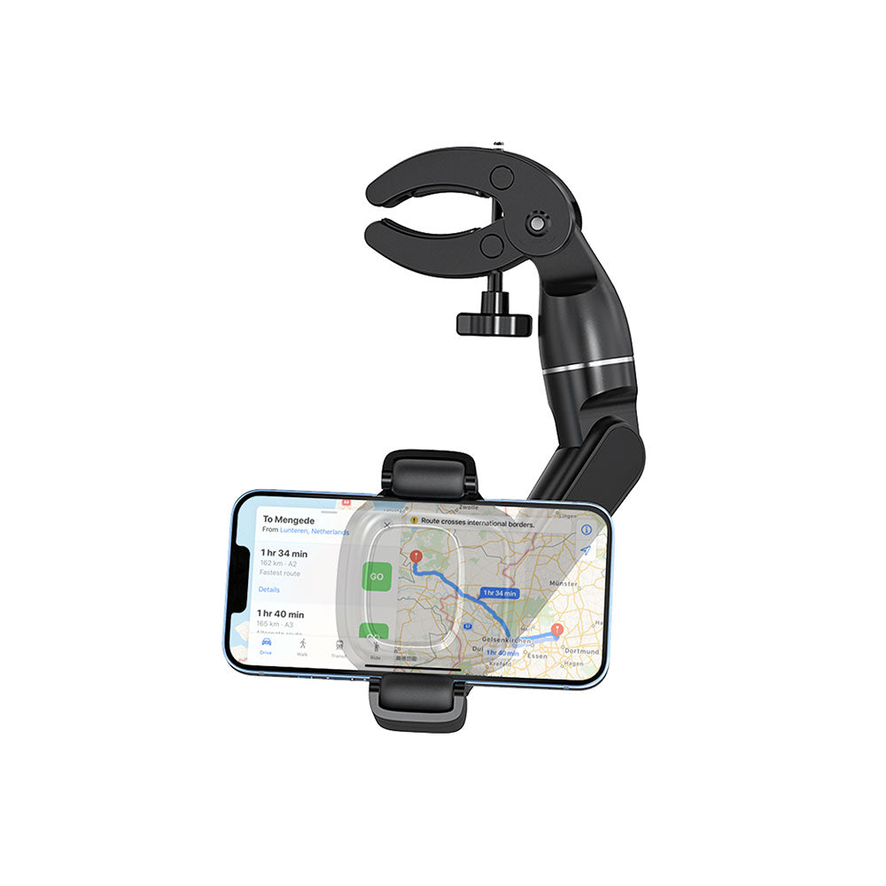 Wiwu CH039 Araç İçi Dikiz Aynası 360 Derece Dönebilen Oynar Başlıklı Telefon Tutucu - 5