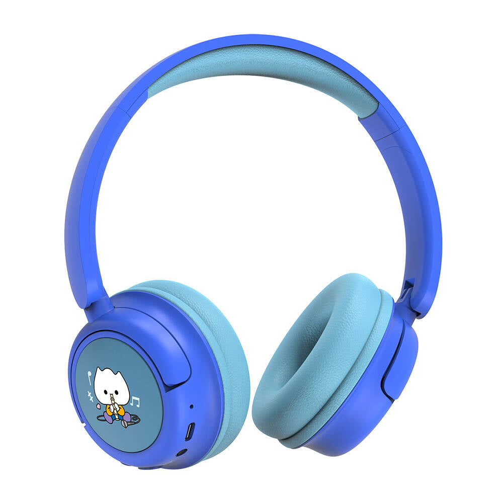 Wiwu KTD-02 Ayarlanabilir Kulak Üstü Kablolu ve Bluetooth 5.3 Çocuk Kulaklığı - 2