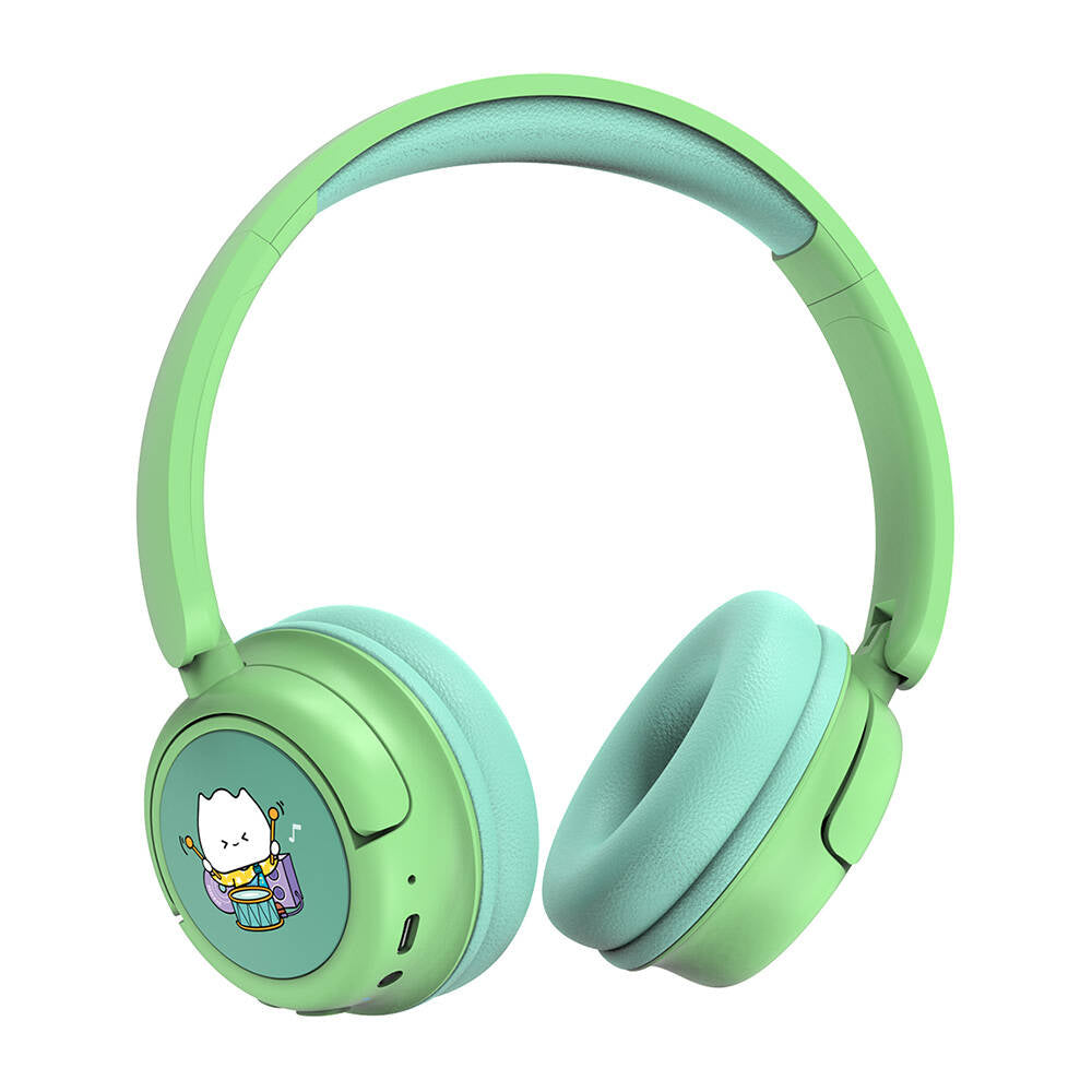 Wiwu KTD-02 Ayarlanabilir Kulak Üstü Kablolu ve Bluetooth 5.3 Çocuk Kulaklığı - 3