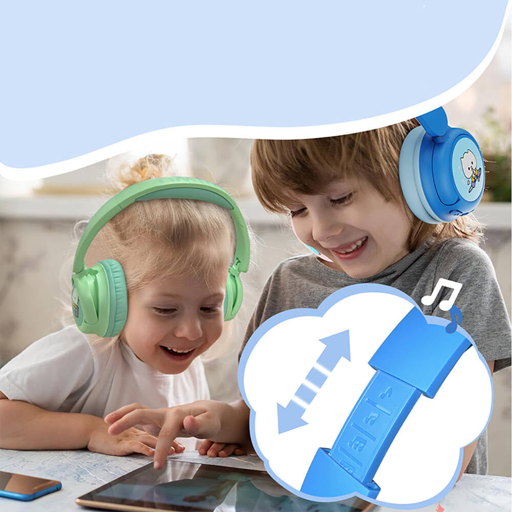 Wiwu KTD-02 Ayarlanabilir Kulak Üstü Kablolu ve Bluetooth 5.3 Çocuk Kulaklığı - 10