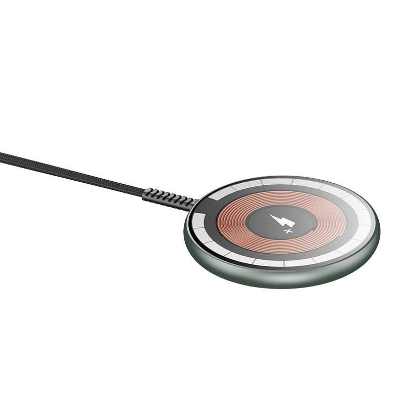 Wiwu M14 Intelligent Wireless Magnetik Şarj Ultra İnce Şeffaf 15W Android iOS Destekli - 4