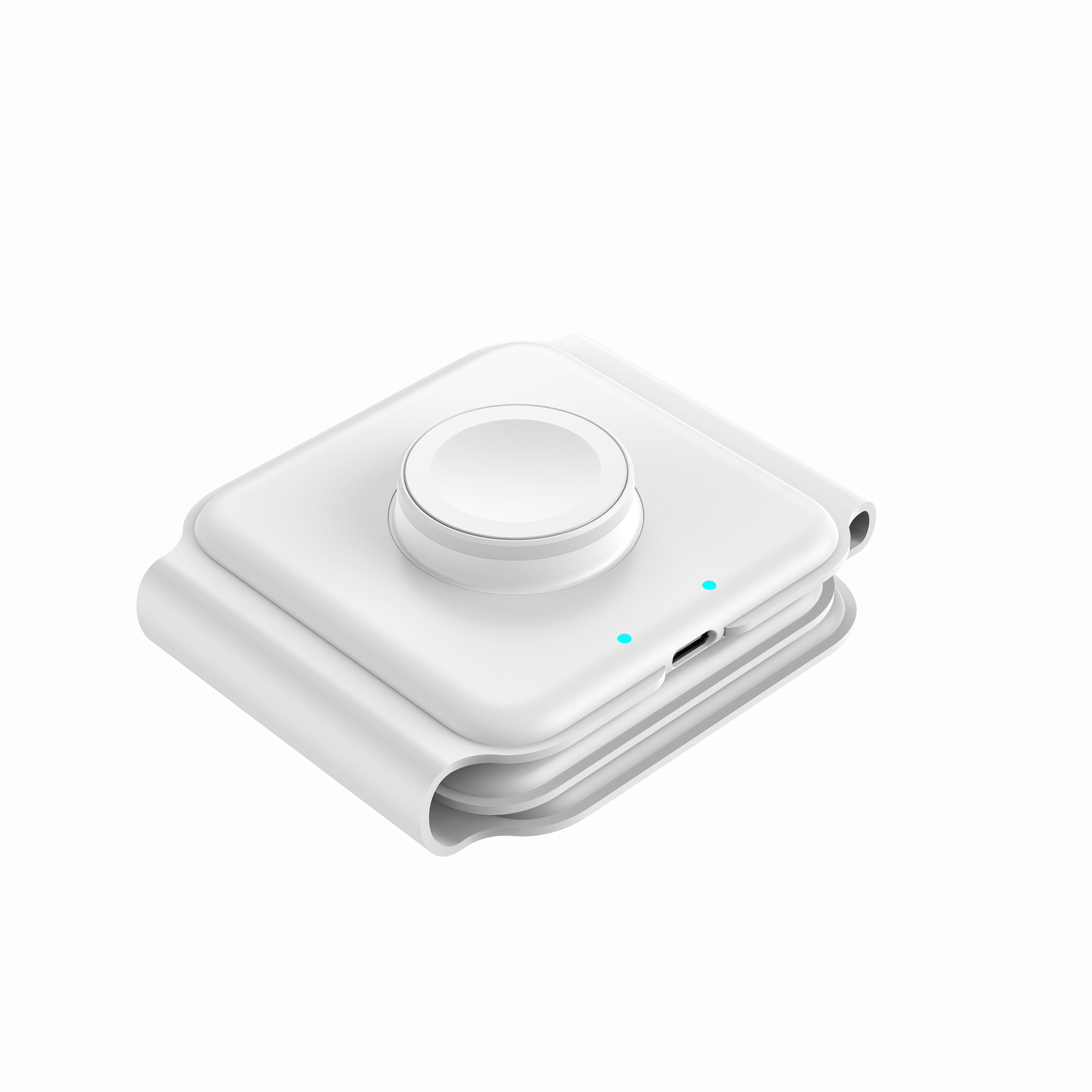 Wiwu Power Air M6 3 in 1 Mıknatıslı Kablosuz Telefon-Saat-Kulaklık Şarj Standı - 6