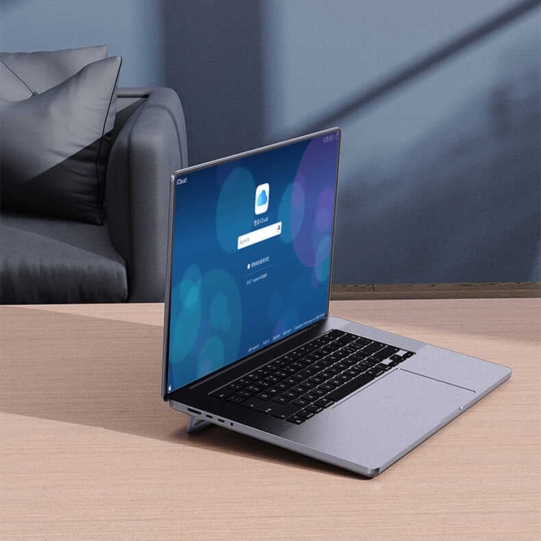 Wiwu S900 Yıkanabilir Yapıştırıcılı 2 Farklı Yükseklik Ayarı 11-17 inc Uyumlu Mini Laptop Standı - 9