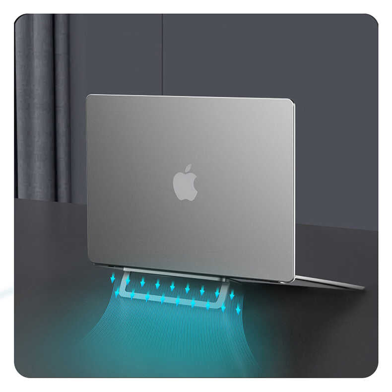 Wiwu S900 Yıkanabilir Yapıştırıcılı 2 Farklı Yükseklik Ayarı 11-17 inc Uyumlu Mini Laptop Standı - 10
