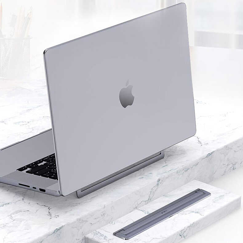 Wiwu S900 Yıkanabilir Yapıştırıcılı 2 Farklı Yükseklik Ayarı 11-17 inc Uyumlu Mini Laptop Standı - 4