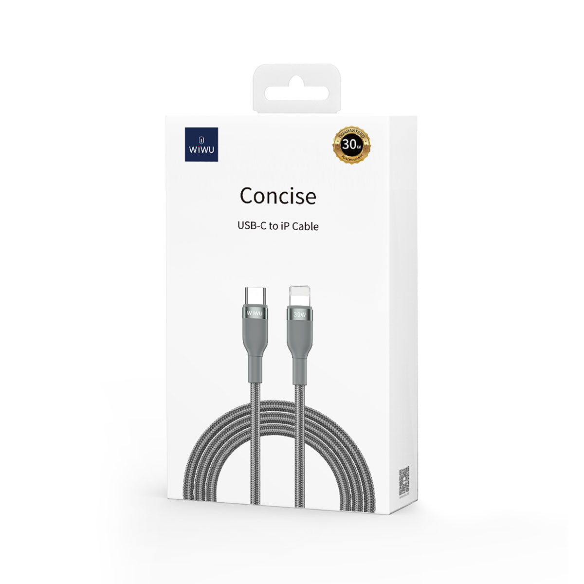 Wiwu Wİ-C017 Concise Serisi 30W 2 Metre Type-C to Lightning PD Data ve Şarj Kablosu