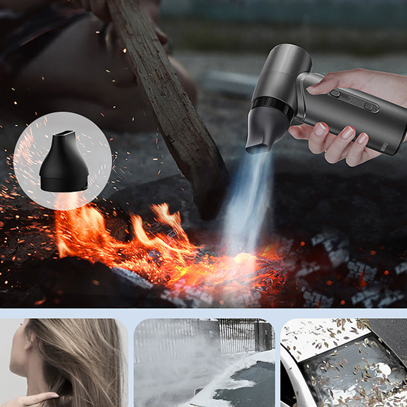 Wiwu Wi-FS015 Üfleme-Emme-Vakumlama ve Şişirme 5in1 50000PA Elektrikli Oto Araç Süpürgesi