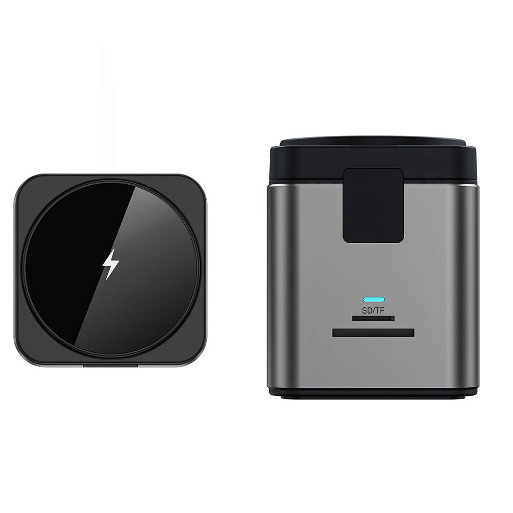 Wiwu Wi-W025 9in1 M-safe Kablosuz Şarj Özellikli Type-C Hub PD 100W USB 3.0 SD/TF HDMI RJ45