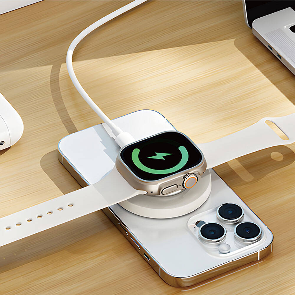 Wiwu Wi-W027 Standlı Hızlı ve Magsafe Şarj Özellikli Kablosuz Şarj Aleti 15W - 7