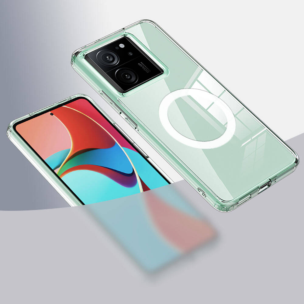 Cepax Matte Magsafe Xiaomi Mi 13T Sert PC Arka Yüzey Kablosuz Şarj Özellikli Telefon Kılıfı - 3