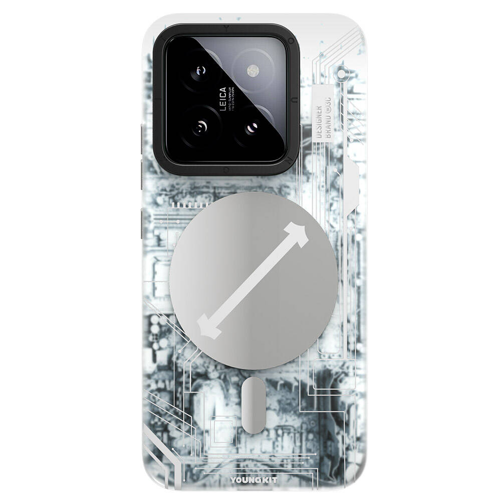 YoungKit Xiaomi Mi 14 Kılıf Magsafe Şarj Özellikli Telefon Kılıfı - 5