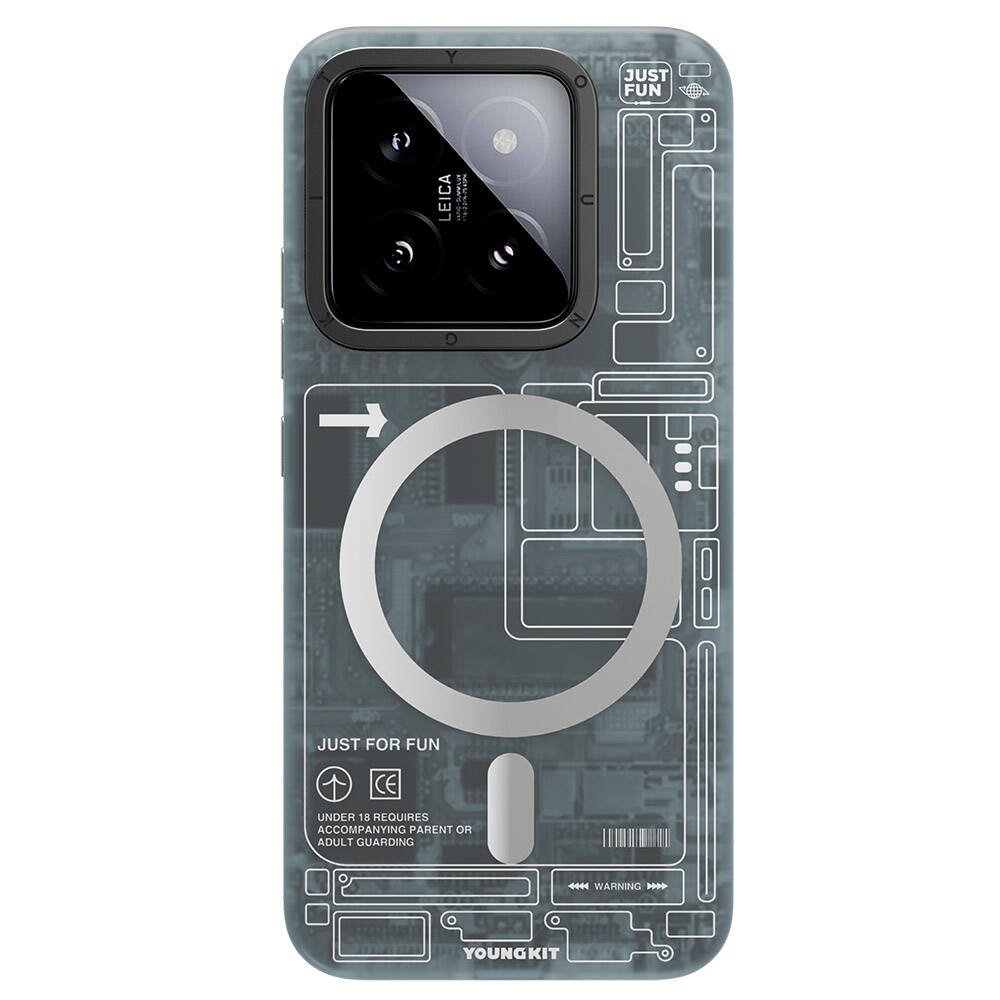 YoungKit Xiaomi Mi 14 Kılıf Magsafe Şarj Özellikli Telefon Kılıfı - 8