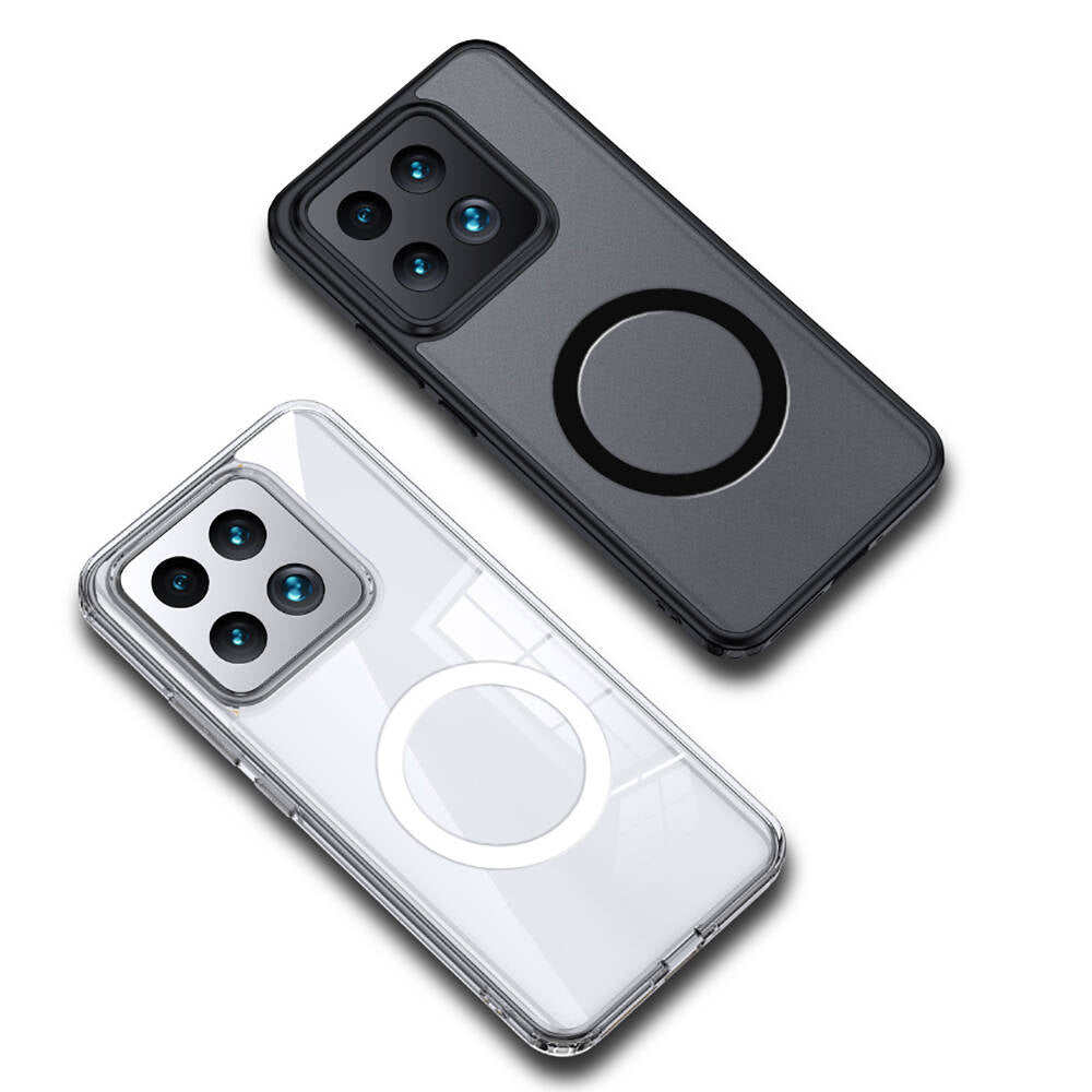 Cepax Matte Magsafe Xiaomi Mi 14 Sert PC Arka Yüzey Kablosuz Şarj Özellikli Telefon Kılıfı - 2