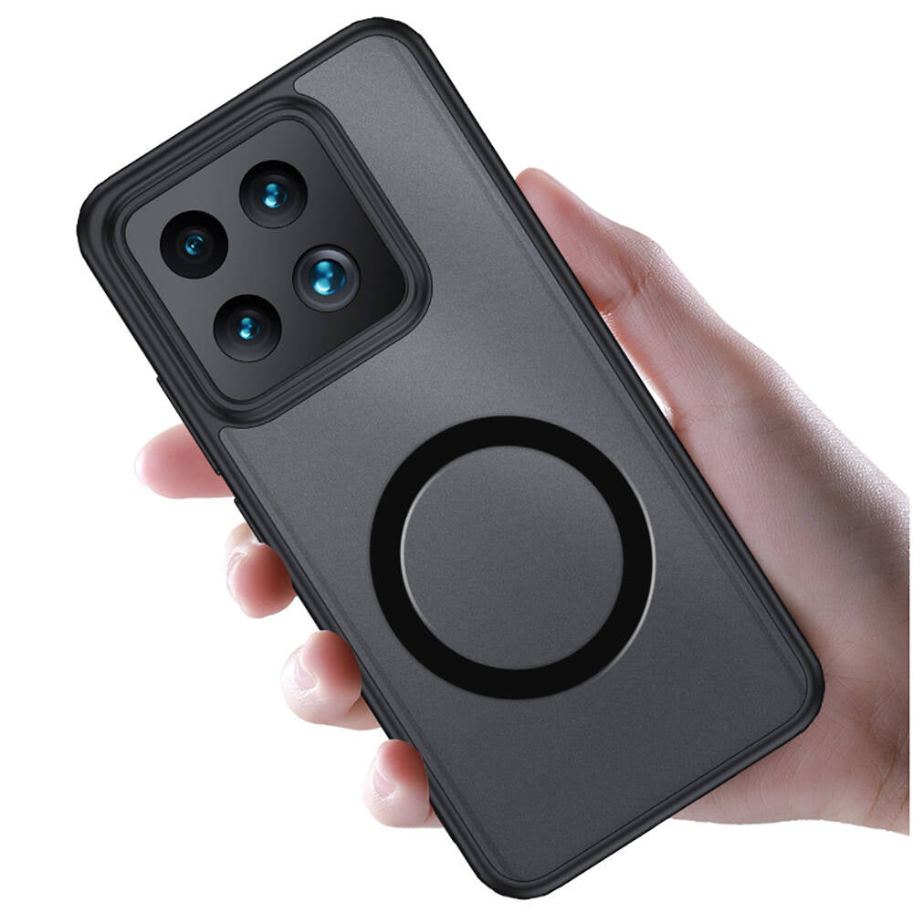 Cepax Matte Magsafe Xiaomi Mi 14 Sert PC Arka Yüzey Kablosuz Şarj Özellikli Telefon Kılıfı - 3