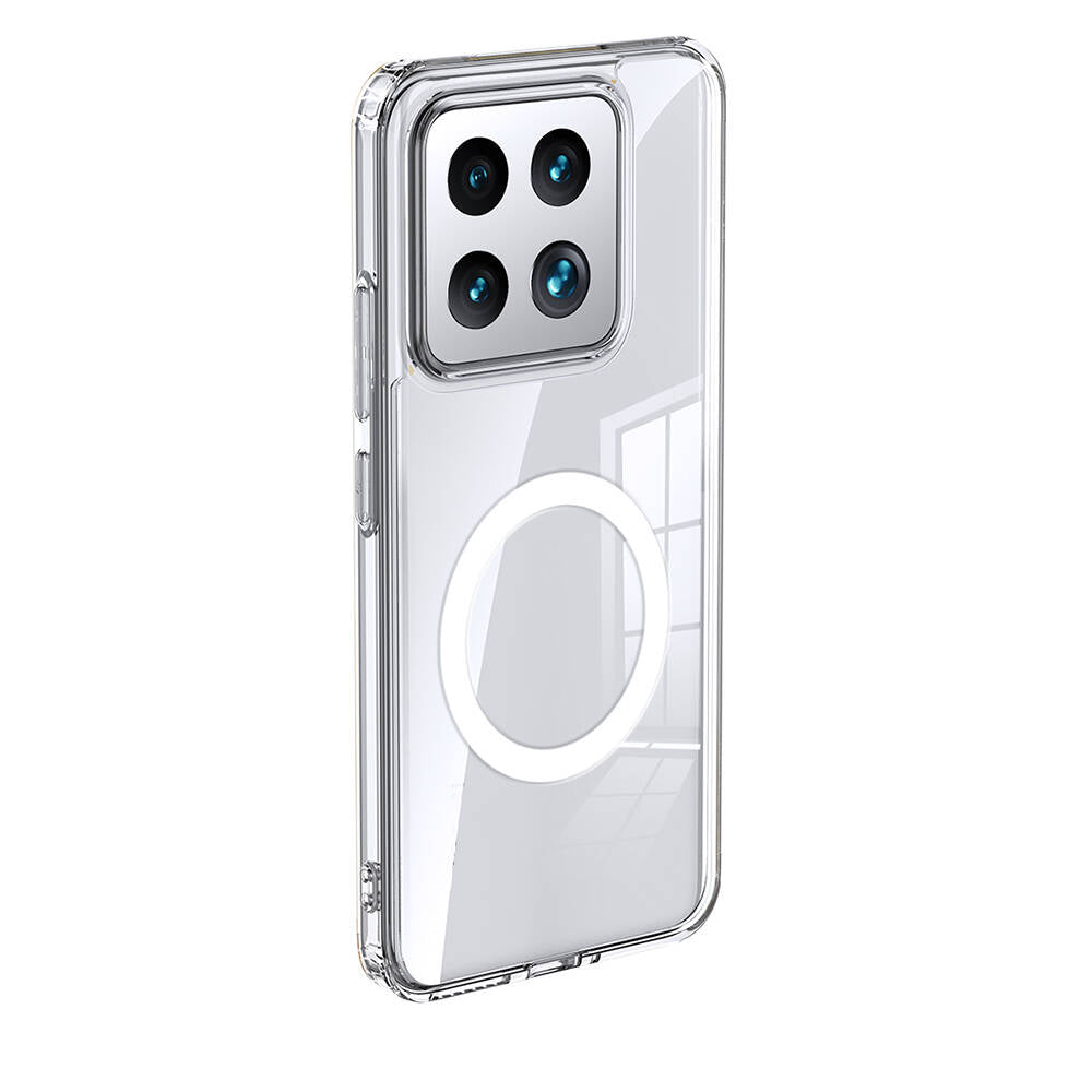Cepax Matte Magsafe Xiaomi Mi 14 Sert PC Arka Yüzey Kablosuz Şarj Özellikli Telefon Kılıfı - 9