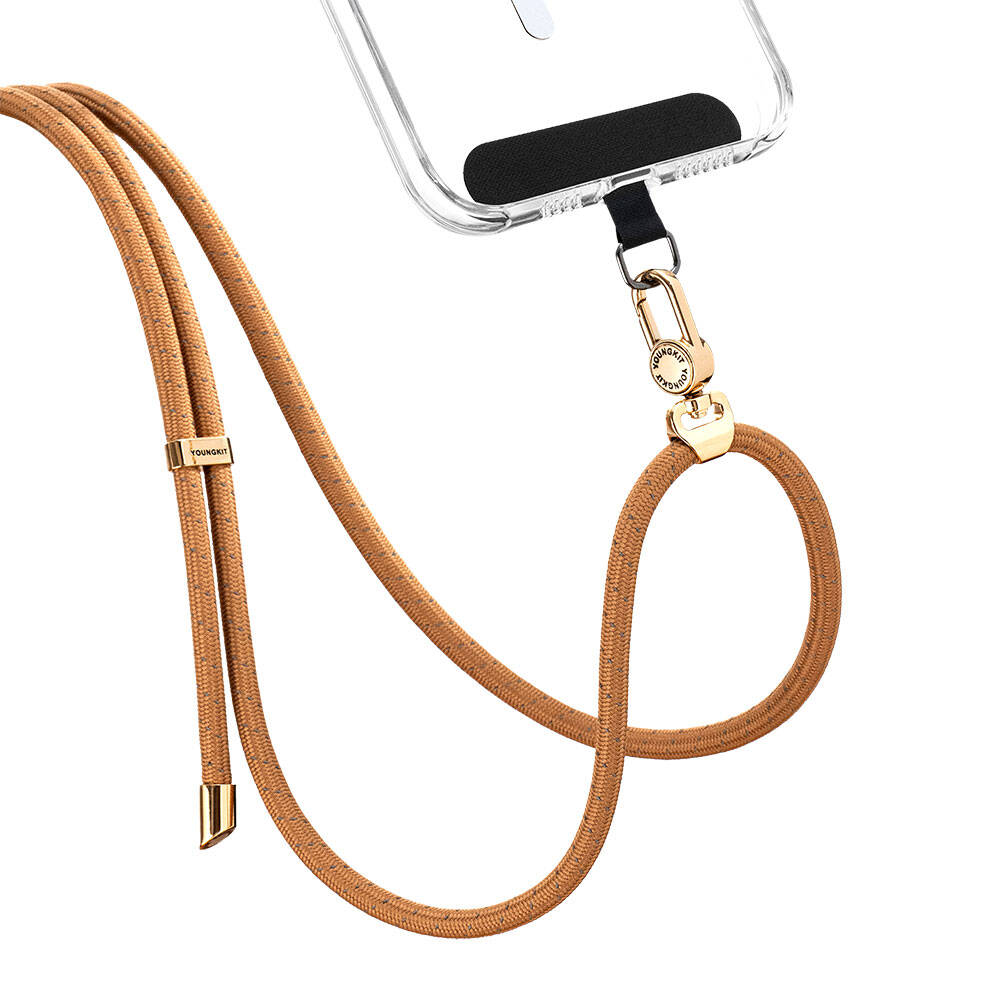 Youngkit YQ002 Yansıtıcı Şerit Desenli Cep Telefonu Boyun Askı İpi - 6