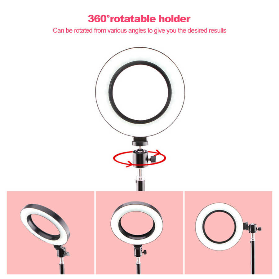 Cepax CXB-260 Işıklı Telefon Tutucu Ring Light - 6