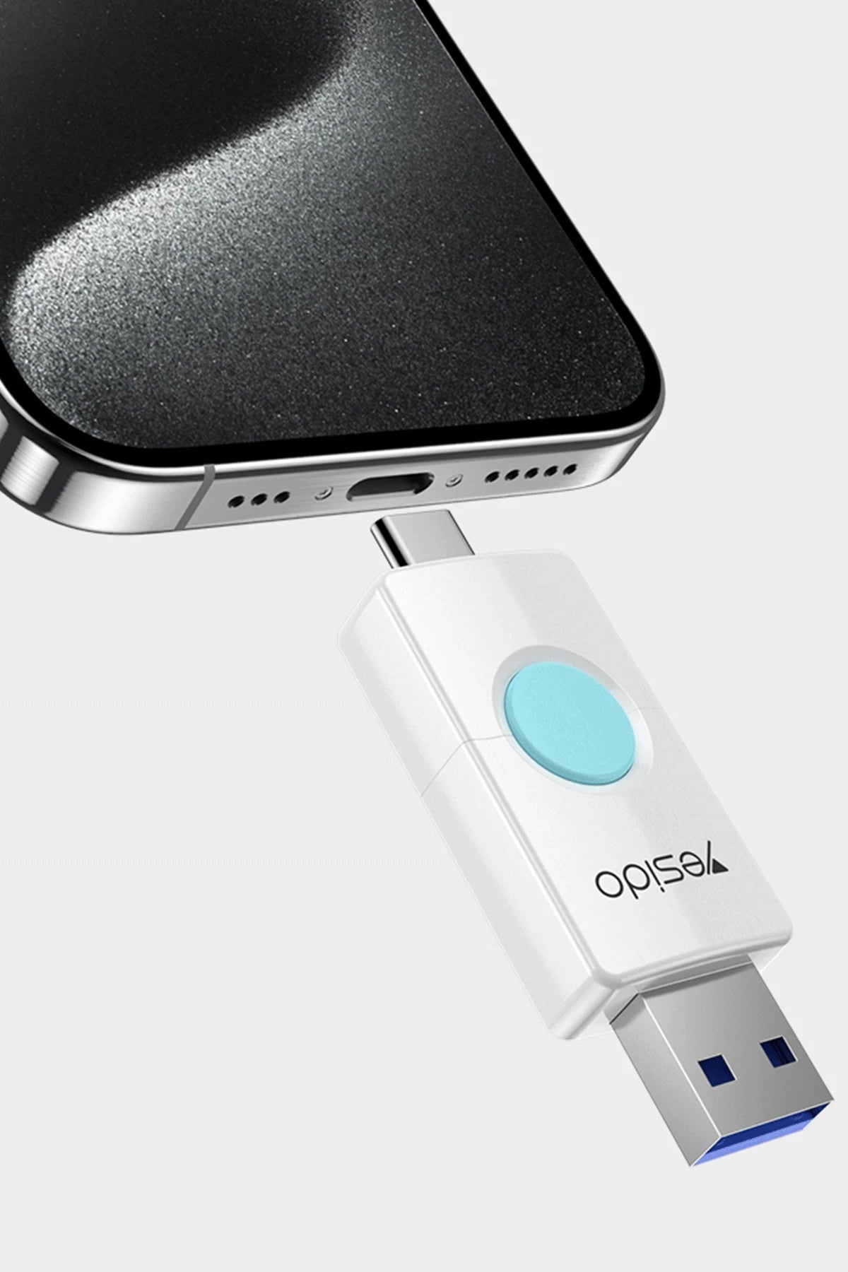 Yesido CG10 5in1 Set 12W Şarj Aleti-Kablo-Powerbank-Flash Bellek-Airpods