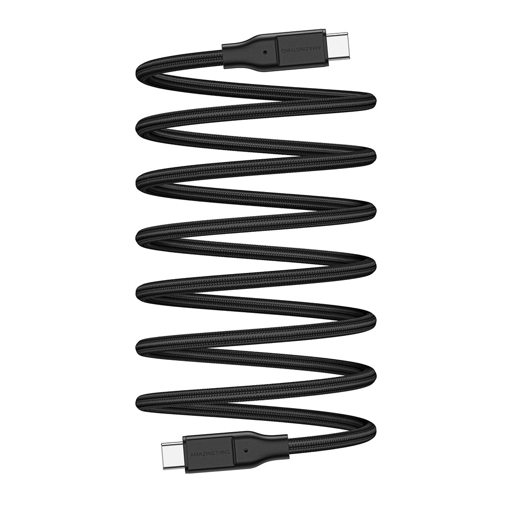 Amazingthing Magcord Serisi Magnetik Örgülü Tasarımlı Type-C to Type-C PD Data ve Şarj Kablosu 60W 1.2M - 6