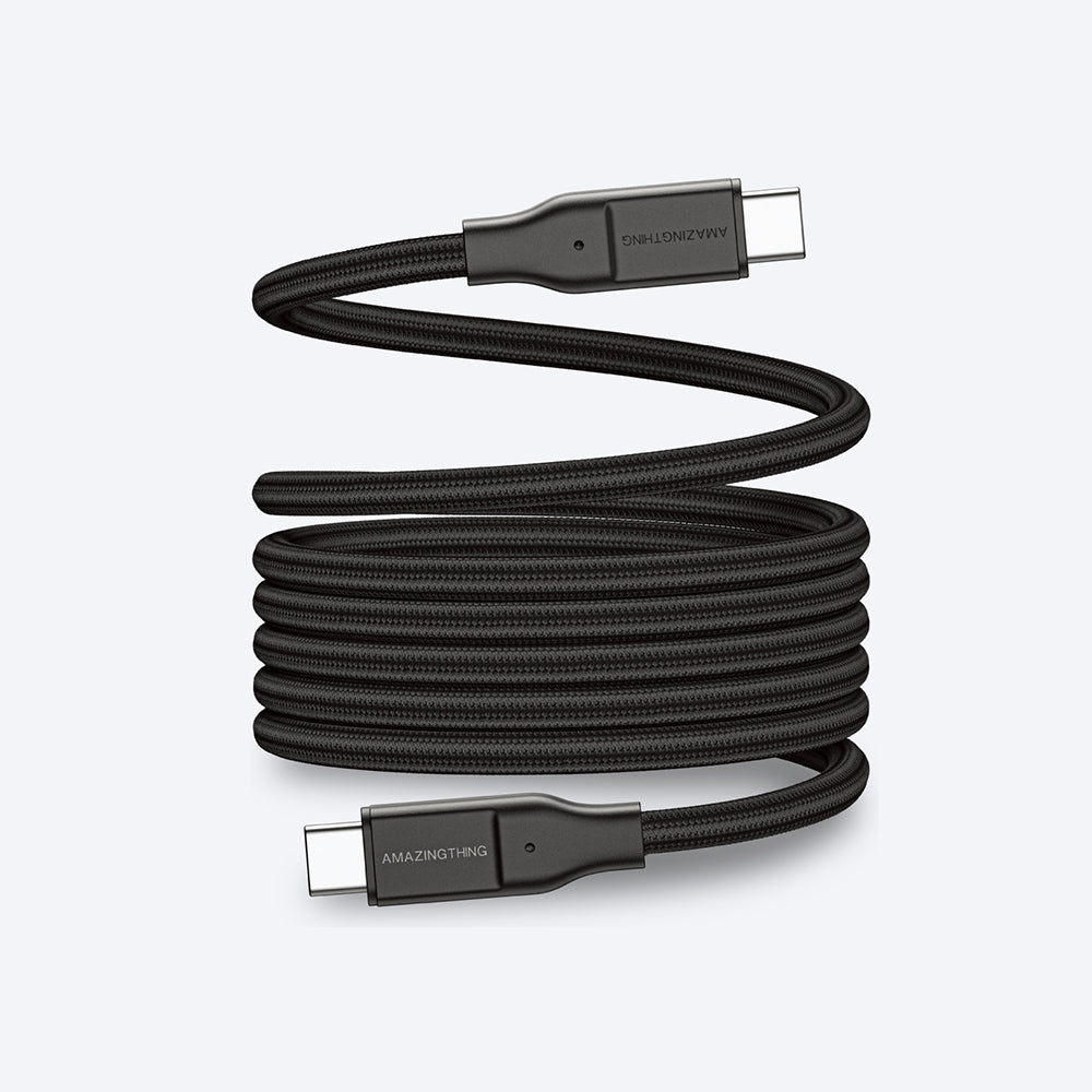 Amazingthing Magcord Serisi Magnetik Örgülü Tasarımlı Type-C to Type-C PD Data ve Şarj Kablosu 60W 1.2M - 5