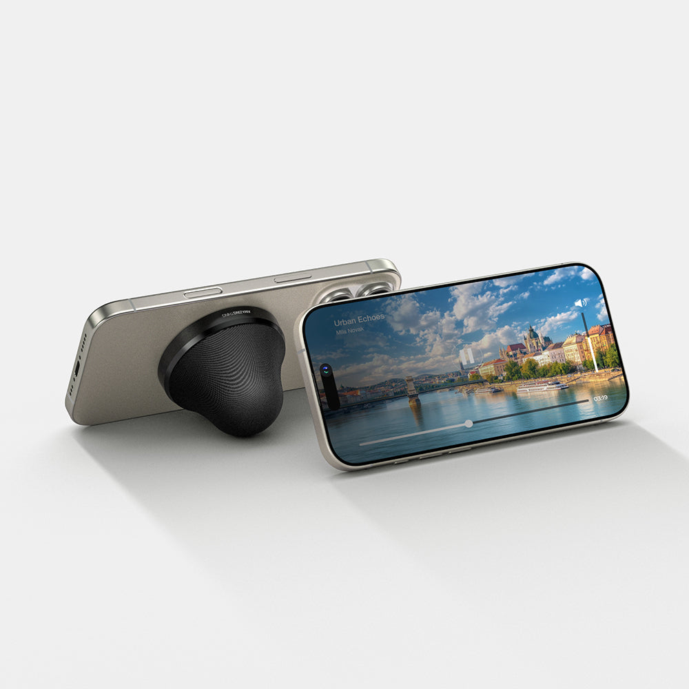 Amazingthing MagPlay Pocket Kablosuz Şarj Destekli Magsafe Uyumlu Mini v5.4 Bluetooth Speaker Hoparlör