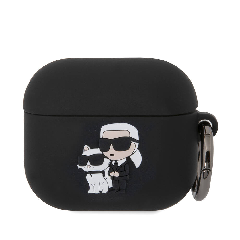 Karl Lagerfeld Airpods 3. Nesil Orjinal Lisanslı Karl & Choupette 3D Silikon Kılıf