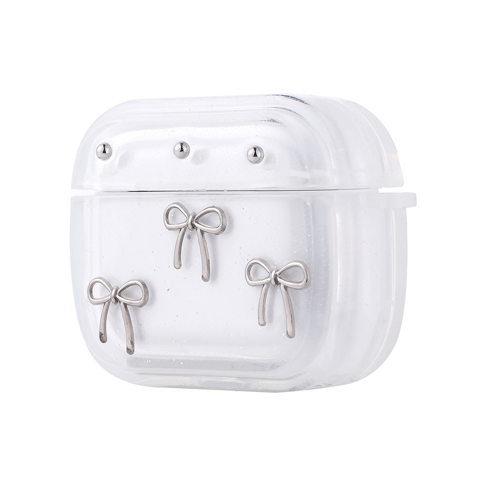 Cepax Airpods 3. Nesil Airbag 44 Airbag Tasarımlı Simli Şeffaf Kutup Kılıf