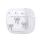 Cepax Airpods 3. Nesil Airbag 44 Airbag Tasarımlı Simli Şeffaf Kutup Kılıf