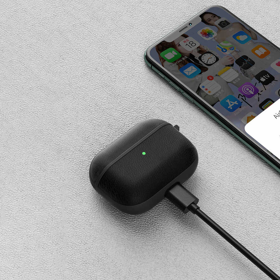 Wiwu Calfskin Airpods 3. Nesil Kılıf - 6