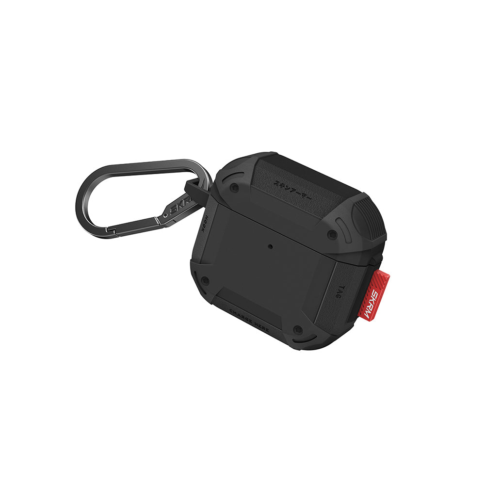 Skinarma Mecha Airpods 4 Kılıf Airbagli Yivli Köşe Tasarımlı 360 Derece Tam Koruma CE Airpods Kılıf