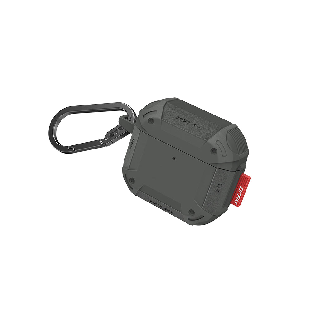 Skinarma Mecha Airpods 4 Kılıf Airbagli Yivli Köşe Tasarımlı 360 Derece Tam Koruma CE Airpods Kılıf