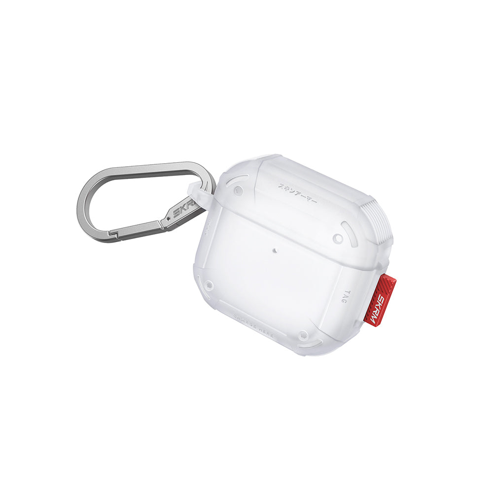 Skinarma Mecha Airpods 4 Kılıf Airbagli Yivli Köşe Tasarımlı 360 Derece Tam Koruma CE Airpods Kılıf
