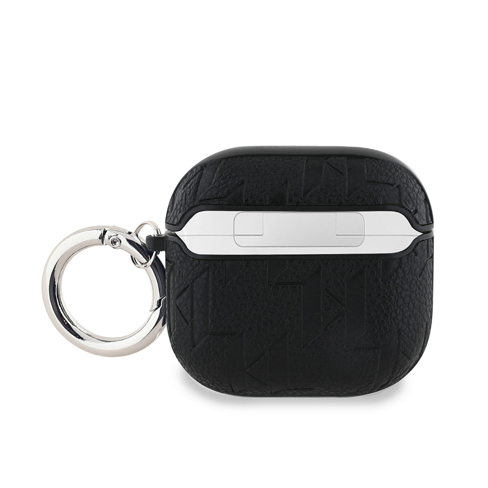 Karl Lagerfeld Airpods 4 Kılıf Orjinal Lisanslı Monogram Silikon Airpods Kılıfı