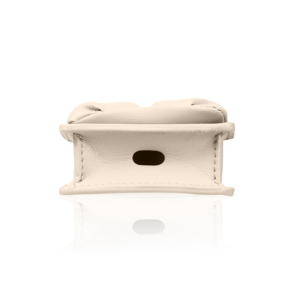 Pynana Sugar Cube Serisi Airpods 4 Kılıf PU Deri Çanta Tasarımlı Taşlı Kılıf