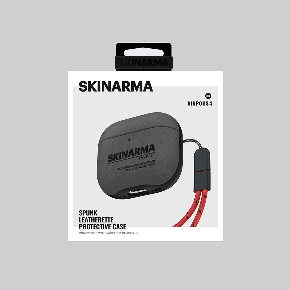 Skinarma Airpods 4 Kılıf PU Deri Tasarım Spunk Kılıf