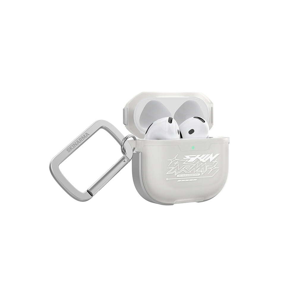 Skinarma Airpods 4 Kılıf Transparan Mat Tasarım Kinzoku Kılıf